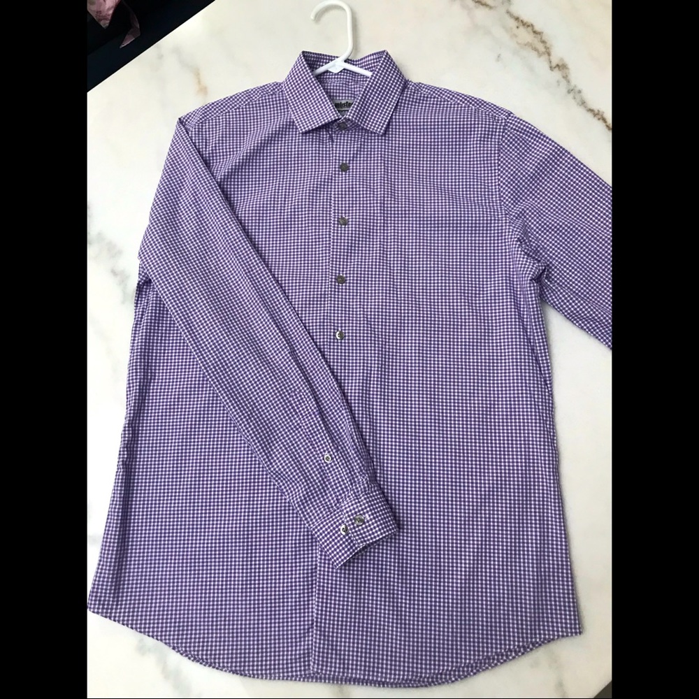 Purple Unlisted Button Down by Kenneth Cole
